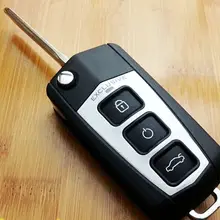 3 кнопки Замена модифицированный Флип складной пульт дистанционного ключа чехол для Toyota Yaris Highlander Ручка Ключа