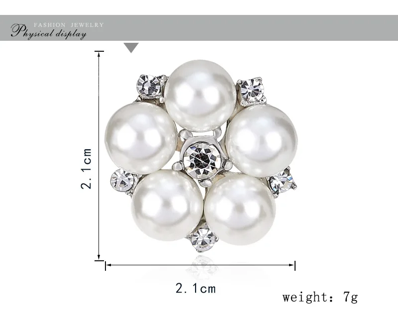 DIY Букет Свадебные аксессуары искусственный жемчуг стразы цветок броши для женщин брошь булавки ювелирные изделия