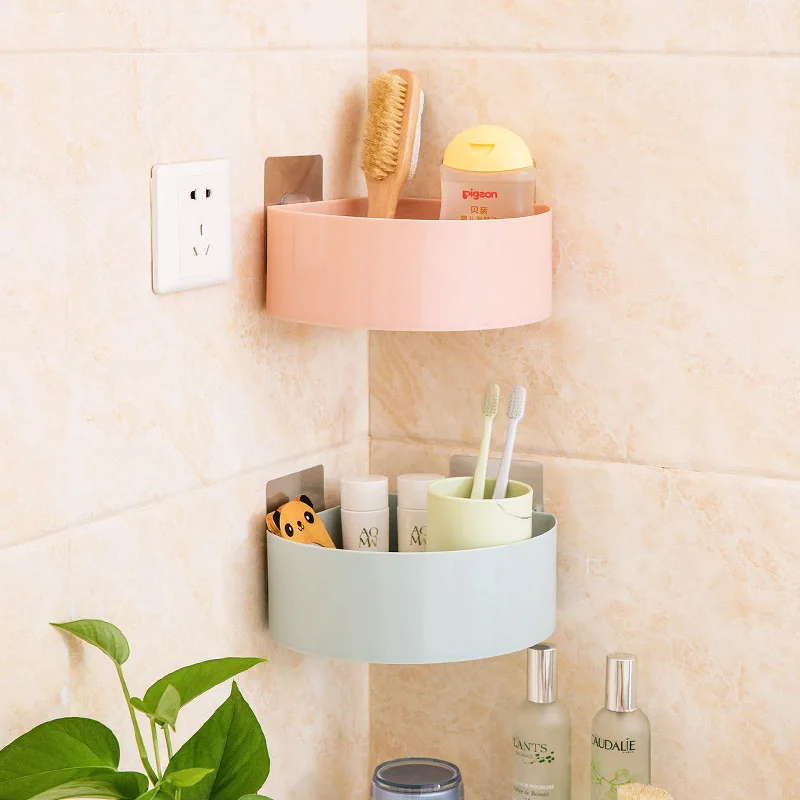 Bathroom Toiletries Storage Racks Plastic Holders Kitchen Condiment