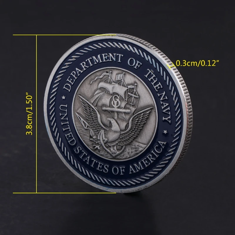 Commemorative Coin American Navy Army Collection Art Gift Bitcoin Alloy Souvenir Commemorative Coin American Navy Army Collection Art Gift Bitcoin Alloy Souvenir
