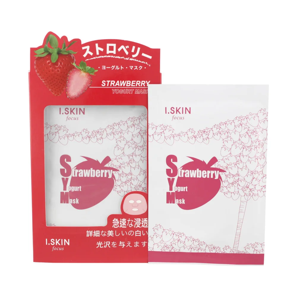 JAPAN I.Skin Focus Strawberry Yogurt Mask Whitening Moisturizing Facial