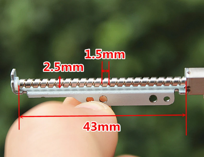 Резьбовой стержень шагового двигателя с ползунком 2-фазный 4-проводной шаговый двигатель Micro линейный шаговый двигатель, форматно-раскроечный станок для позиционирования "сделай сам"