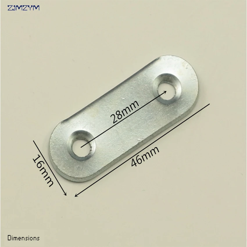 5pcs/set 46x16mm Corner Brackets ,furniture connector, 180 degree angle code flat-shape