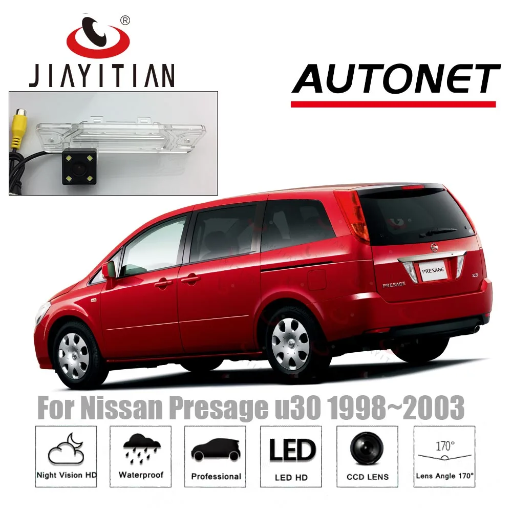 

JiaYiTian Rear View Camera for Nissan Presage U30 1998~2003 CCD/Night Vision backup camera Reverse Camera License Plate camera