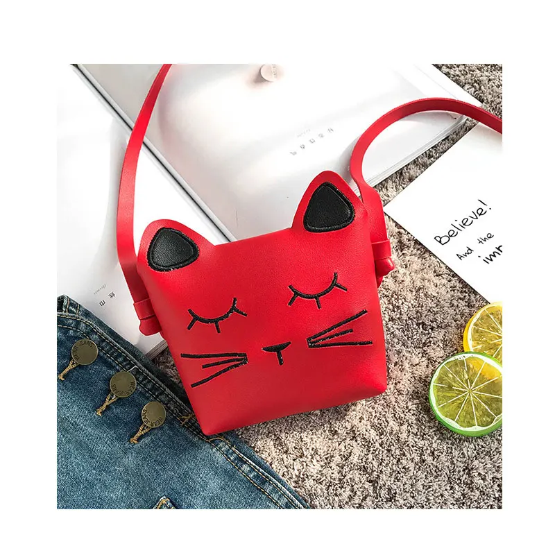 JIANXIU детская модная сумка-почтальон мини девочка милый кошелек дети сумка через плечо для девочек мини сумки на плечо - Цвет: Красный