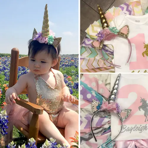 AU-Stock-Magical-Floral-Unicorn-Horn-Headband-Party-Birthday-Fancy-Dress-Cosplay
