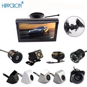 

2In1 Car Parking System Kit 5" Sucker Bracket Color Monitor 5 Inch TFT LCD HD Display Screen+Waterproof Rear View Camera
