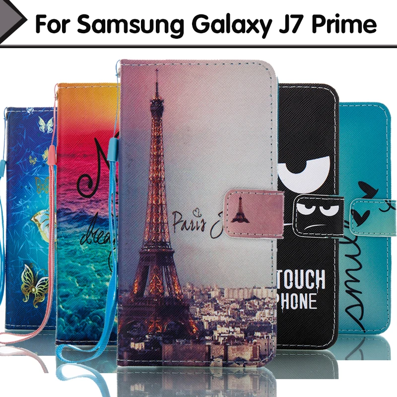 

Phone Case For Samsung Galaxy J7 Prime On7 2016 G610 G610F/DS G610M SM-G610F/DS SM-G610F Wallet Flip Leather Back Covers hoesjes