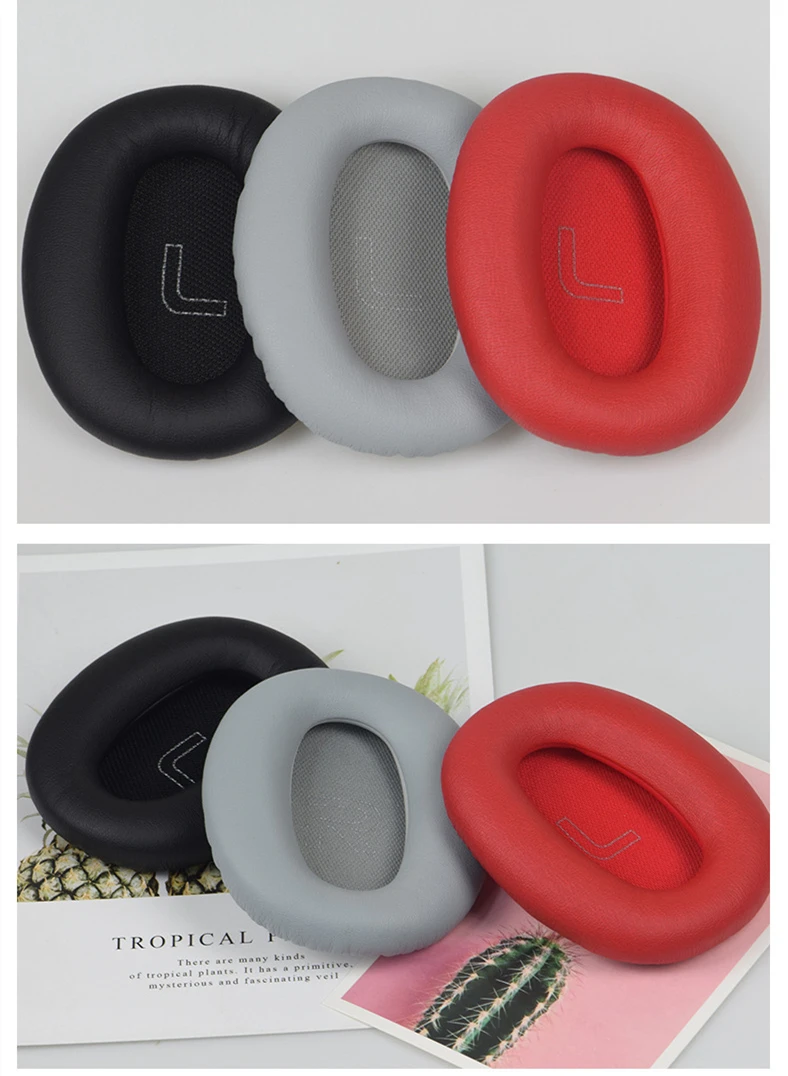 1 Pair Replacement Soft Foam Ear Pads Cushions for Edifier W820BT Headphones High Quality 1 (2)