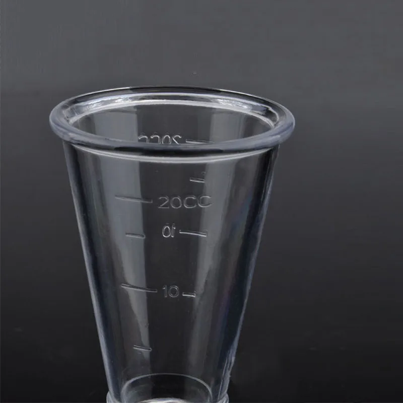 40CC 20CC Миксер для коктейлей измерительный мерный стаканчик набор мерников барные инструменты для вина Pourers пластик PC ZA5960