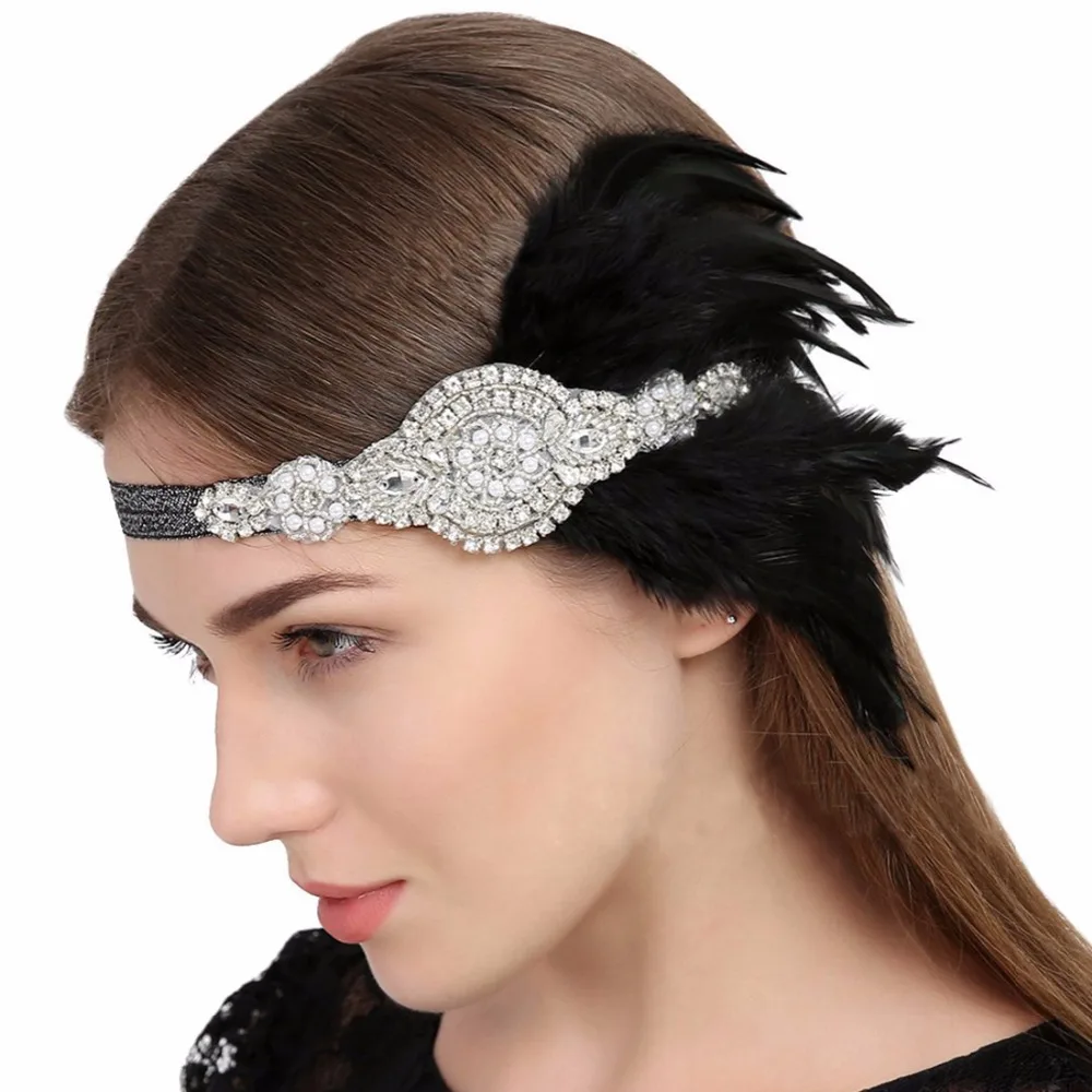 Aliexpress.com : Buy Hair Accessories Black Rhinestone ...