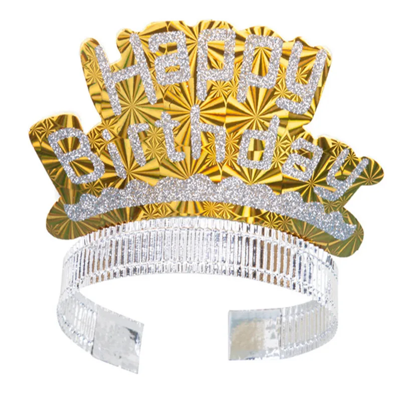 6 PCS С Днем Рождения вечерние Шапки прекрасный King Кепки принцессы Милые шляпки короны для детей душ декоративные принадлежности Аксессуары фото реквизит декор