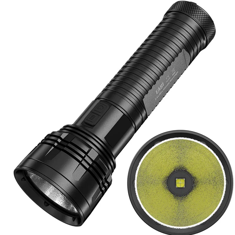 

Long Throw Flashlight NITECORE EA81 EA81W CREE XHP50 LED max.2150 lumens Beam Distance 462 meter waterproof LED torch light