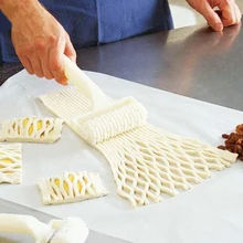 Кухонные аксессуары выпечка пластик Роллинг Броши пицца пирога нож для выпечки тиснение тесто прокатки процесс приспособления для домашней выпечки