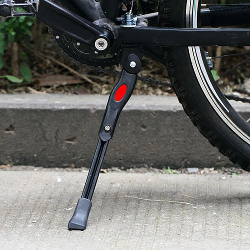 Bike Stands Kickstand Aluminum Alloy Adjustable Parking Racks Mountain Bicycle Side Support Cycling Part for 20 24 26MTB 19-0020