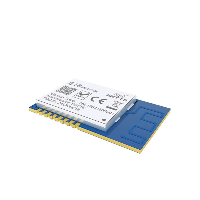 CC2530 2,4 ГГц SPI ZigBee RF беспроводной модуль 4dBm E18-MS1-PCB PCB антенна данных 2,4 ГГц беспроводной передатчик приемник модуль