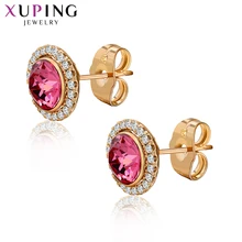 Xuping ювелирные изделия гипоаллергенный стержень серьги кристаллы от Swarovski милый популярный дизайн для женщин подарок на день рождения S169.1-20610