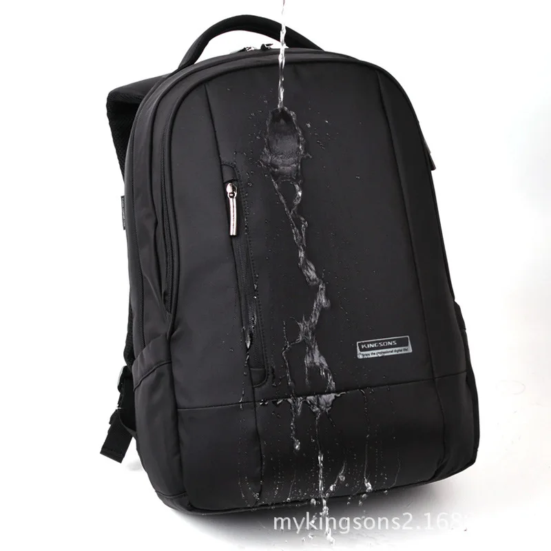 Kingsons 15 дюймов Рюкзак для ноутбука мужчин нейлоновая водонепроницаемая сумка