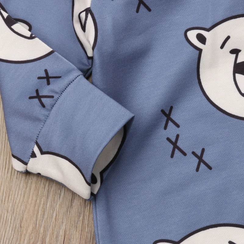 Новорожденных Для маленьких мальчиков девушки мультфильм 3D уши комбинезон длинный Костюмы Одежда 0-18 м милый кролик медведь Костюмы