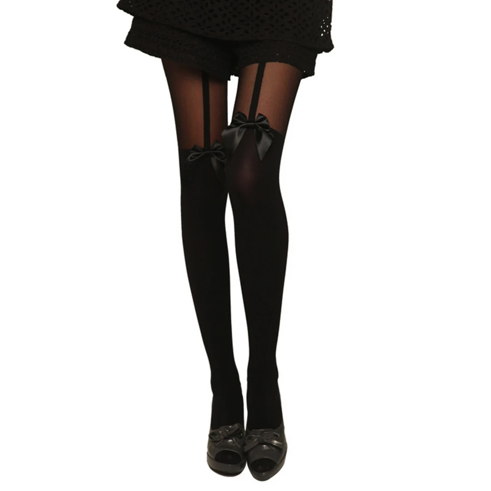 Sexy Mock Suspender Tights Elegant 