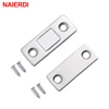 NAIERDI 2pcs/Set Magnetic Cabinet Catches Magnet Door Stops Hidden Door Closer With Screw For Closet Cupboard Furniture Hardware ► Photo 2/6