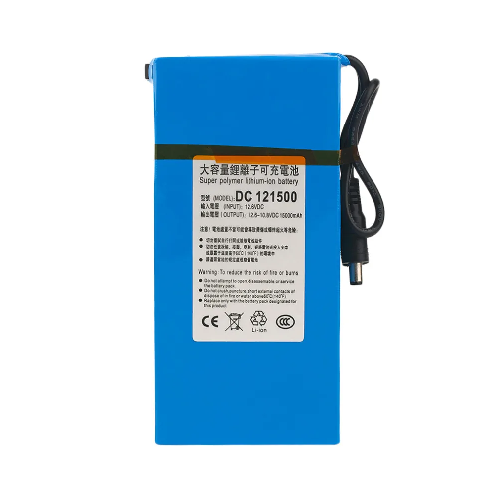 GTF DC 12V 15000MAH мощный литий-ионный аккумулятор резервный литий-ионный аккумулятор для камеры видеонаблюдения беспроводной передатчик