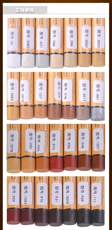 14 teile/satz möbel farbe boden reparatur boden wachs kreide scratch patch lackstift holzverbund reparatur materialien