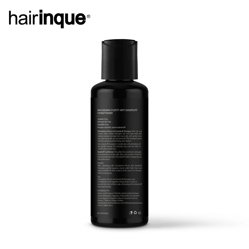 Hairinque Macadamia множество анти перхоти набор себорейный дерматит снимает шелушение