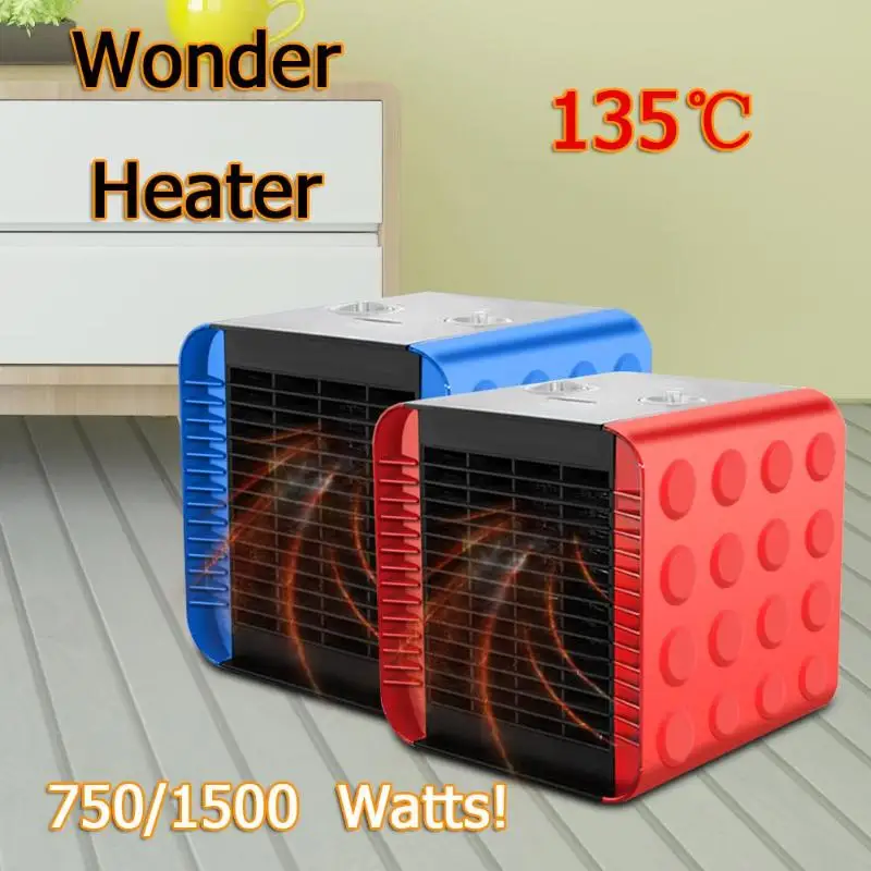 750 W/1500 W 3 режима скорости Электрический нагреватель PTC 220 V Нагреватель Мини