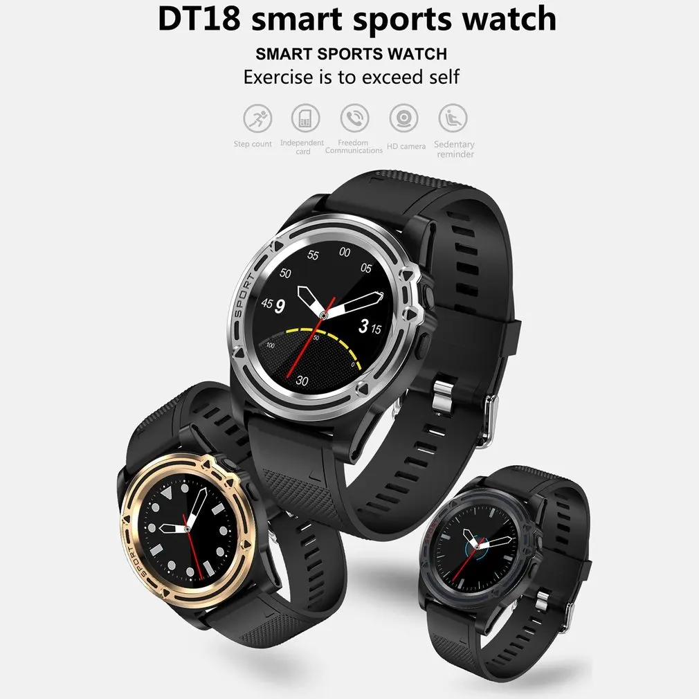 DT18 умные часы экран Bluetooth карта телефото Шагомер Смарт браслет модные для женщин