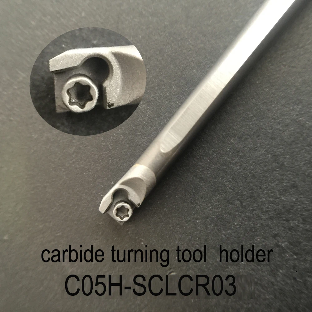 C05H SCLCR03, carbide turning tool holder diameter 5mm length 100mm use