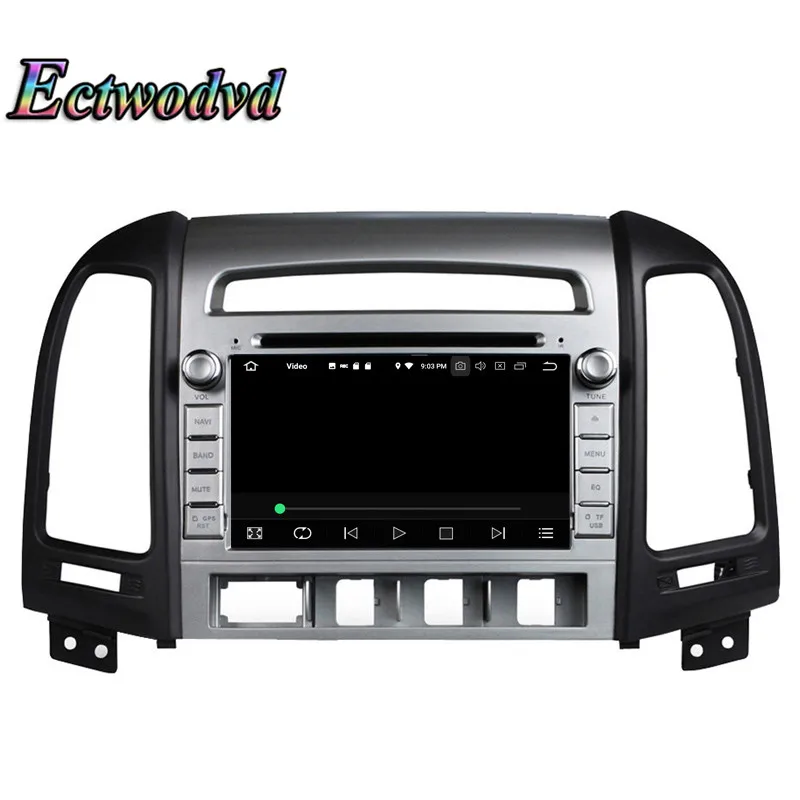 Perfect Ectwodvd Octa Core 4G RAM 64G ROM Android 9.0 Car Multimedia DVD Player GPS HeadUnit for Hyundai SANTA FE 2012 2013- 7