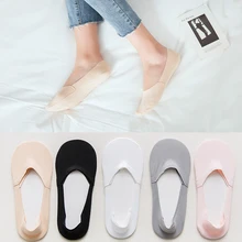 1 пара, женские летние модные невидимые носки, кружевные хлопковые носки с цветочным рисунком, женские нескользящие носки по щиколотку, эластичные короткие Чулочные изделия