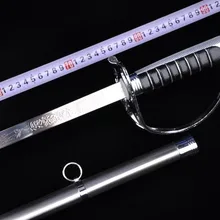 S0083 Серебряный Королевский Малайзийский полицейский полис ди Раджа дираджа Военный Меч 38"