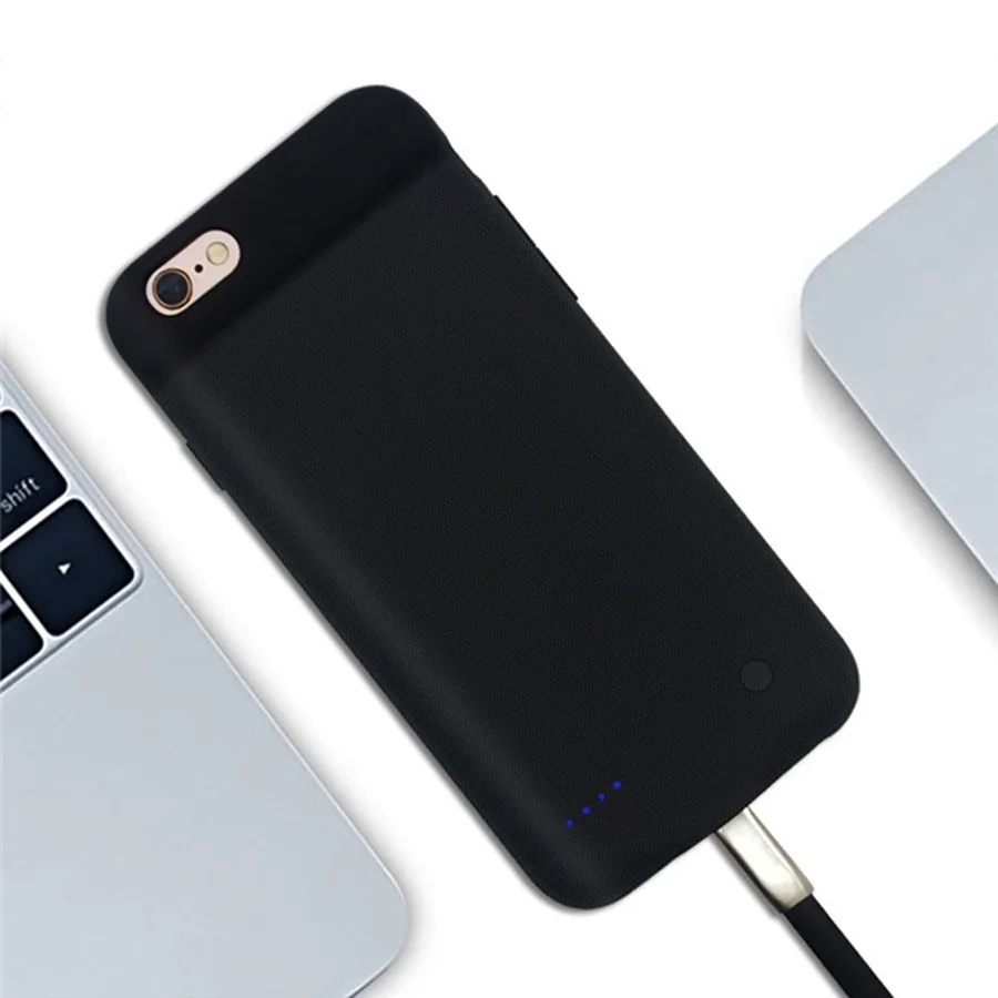 WST Battery Case For iphone 6 6s 7 8 Power Bank Charing Case For iphone 6 6s 7 8 Plus Ultra Slim External Battery Charger Case