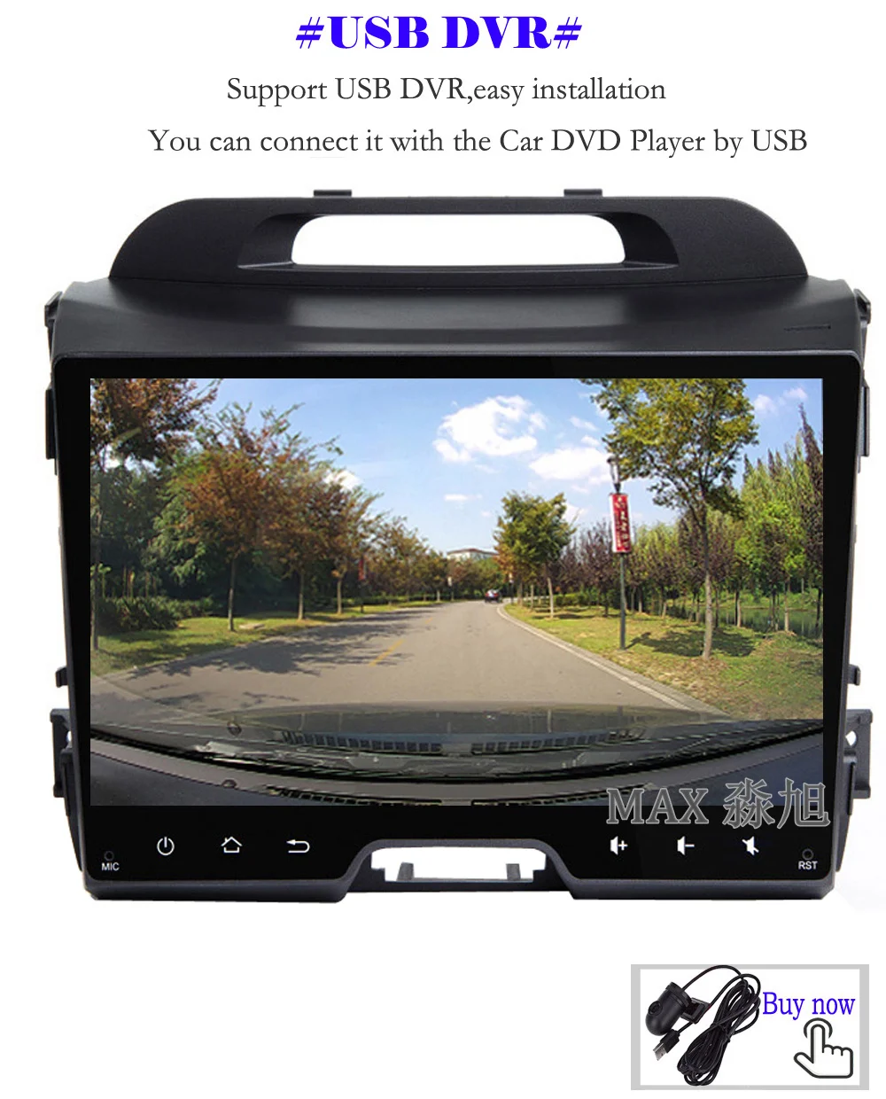 Best MAX Android 8.1.0 GPS Navigation System Car DVD For KIA Sportage 2011 2012 2013 2014 2015 Radio RDS Bluetooth Call 4G WIFI SWC 13