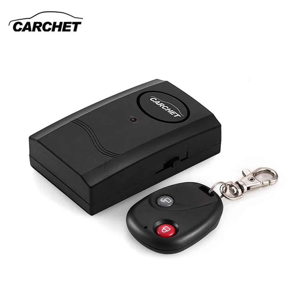 

CARCHET Universal Motorcycle Alarm System Wireless Remote 120db 9V Anti-theft Security Kit Theft Protection For Car FREESHIPPING
