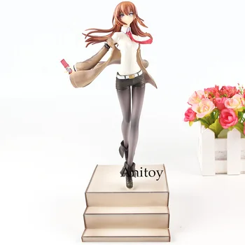 

Anime Steins Gate Figure Kurisu Makise Action Figure Future Gadget Lab Member 004 Figurine Toy 21.5cm