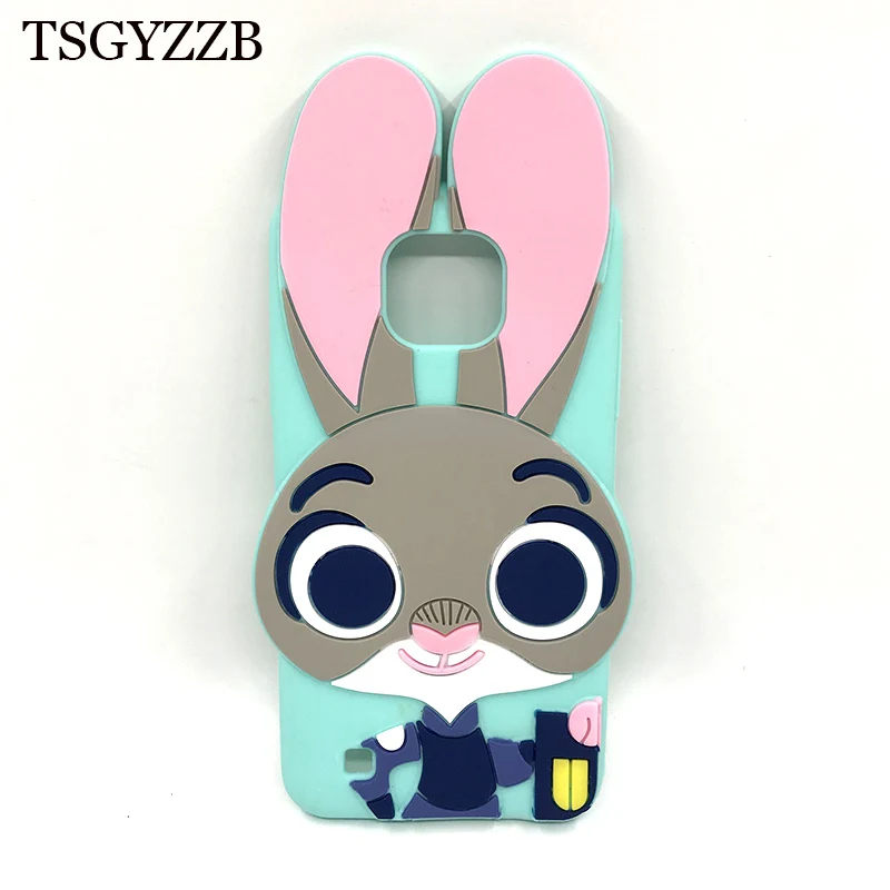 

Silicone Case For LG X Cam Cases Fundas Soft Rabbit Cover For LG XCam K580 K580DS Cover 3D Cute Cartoon Bunny Phone Back Coque