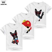 DMDM PIG Teenage T Shirts Kids Short Sleeve T Shirts For Boys Girls Tops Children s
