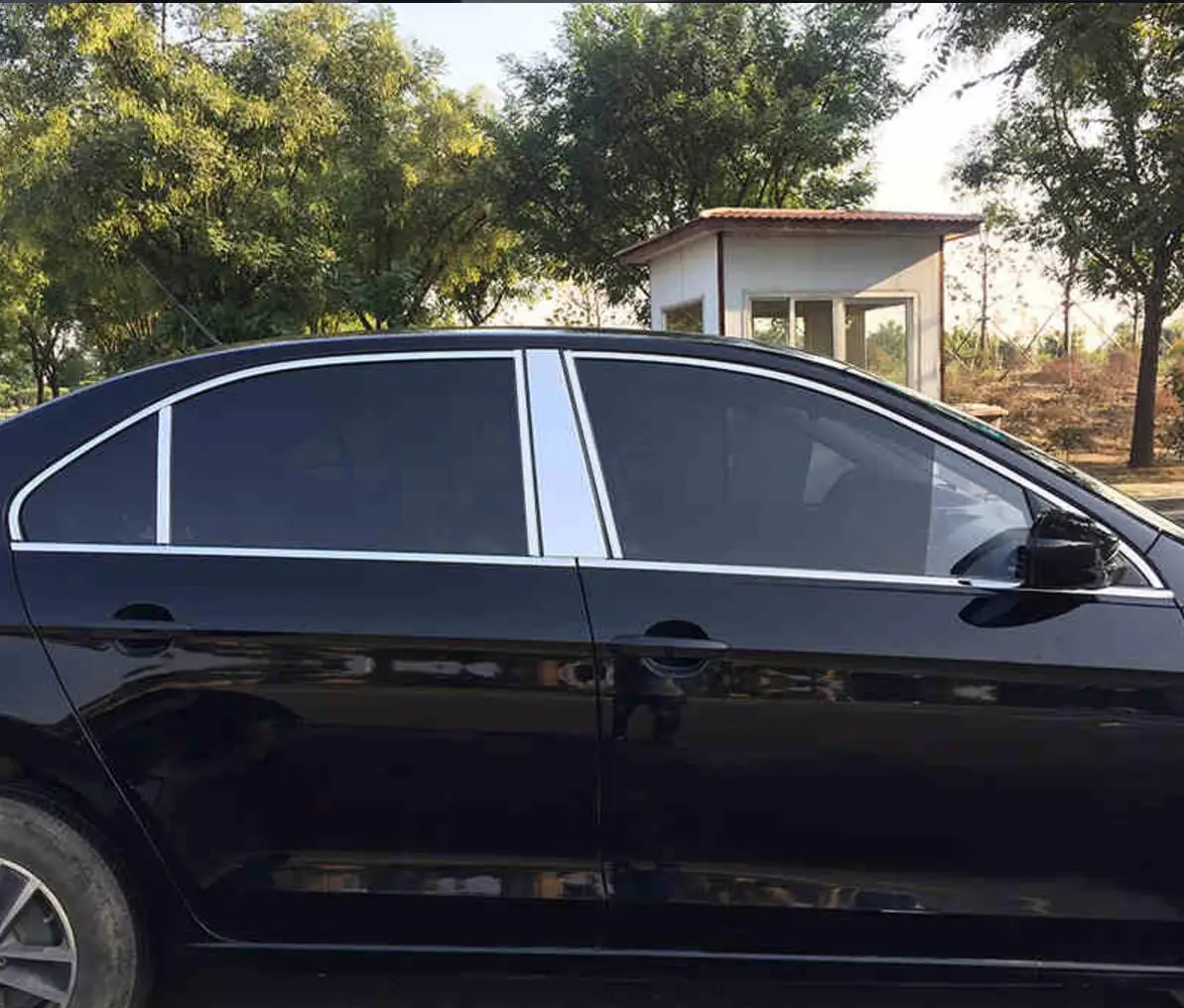 

Stainless steel Exterior Window Sill Lid Trims for volkswagen jetta mk6 2012 2013 2014 2015 2016 2017 2018 car accessories