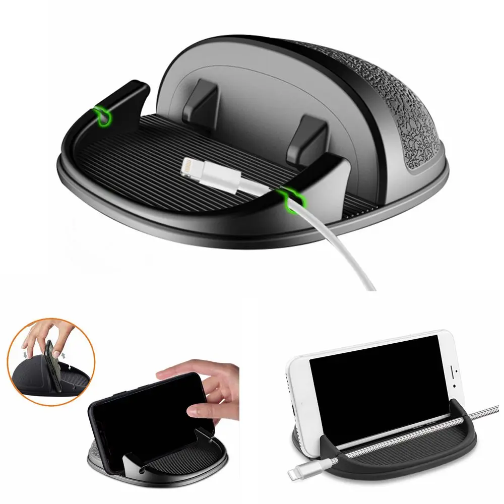 

1pcs Auto Car Cell Phone Holder Dashboard Desktop Silicone Universal Car Bracket Anti-slip Phone Navigation Stand High Quality