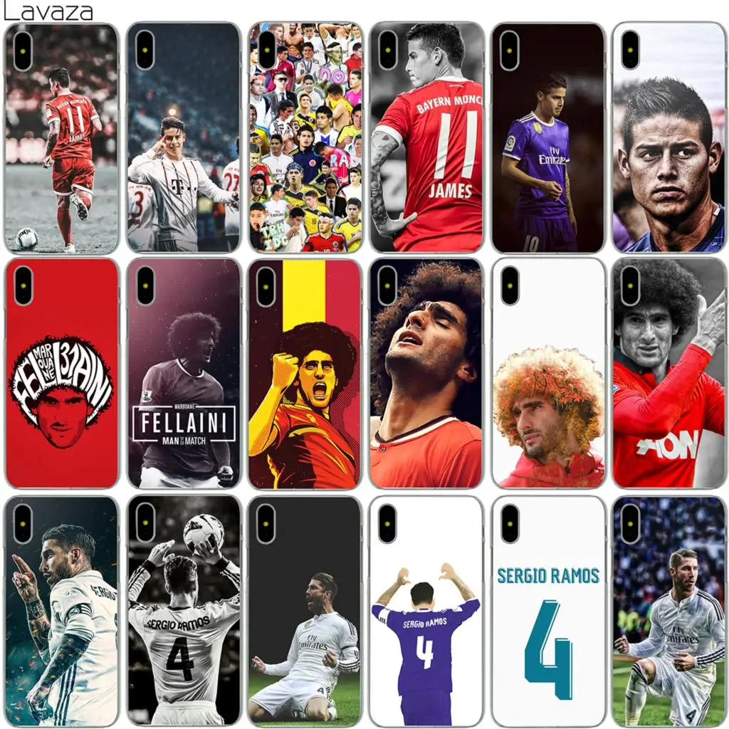 

Lavaza James Rodriguez Case for iPhone X 8 7 6 6S Plus 5 5S SE