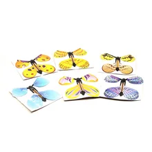 12pcs magic flying butterfly change from empty hands freedom butterfly close up magic tricks magia kids toy funny gadgets 82088