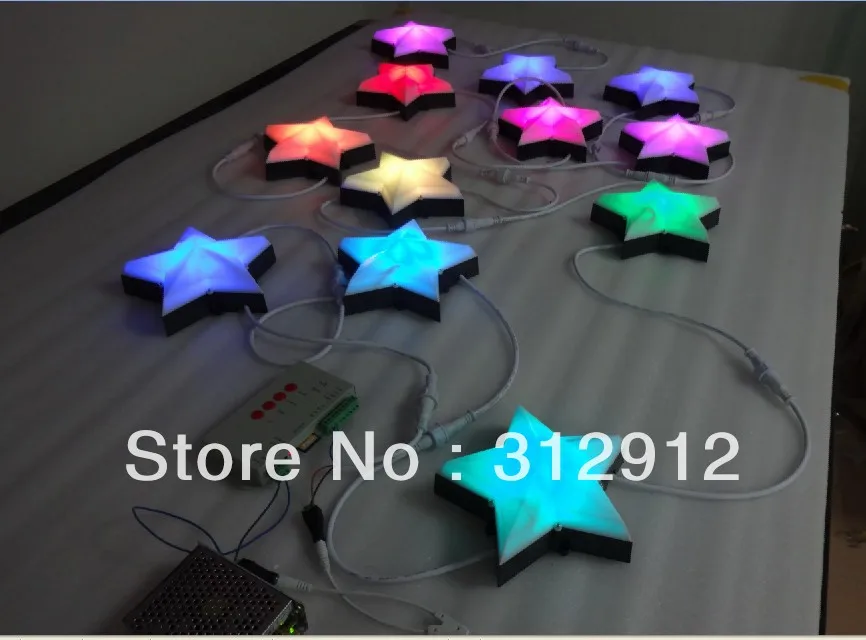 12В WS2801 звезда Тип пиксельный модуль 6 шт 5050 SMD rgb led внутри 1 44 Вт IP68 одна сторона 200