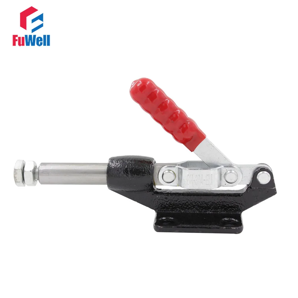 

Toggle Clamp GH-304-EM 386KG Holding Capacity 42mm Plunger Stroke Push Pull Type Toggle Clamp Latch Quick Hand Tool