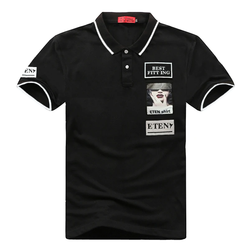 

2019 plus size 8XL 7XL 6XL 5XL 4XL XXXL New England Designer Polo Shirts For Men Short Sleeve Solid Breathable Shirt big Size