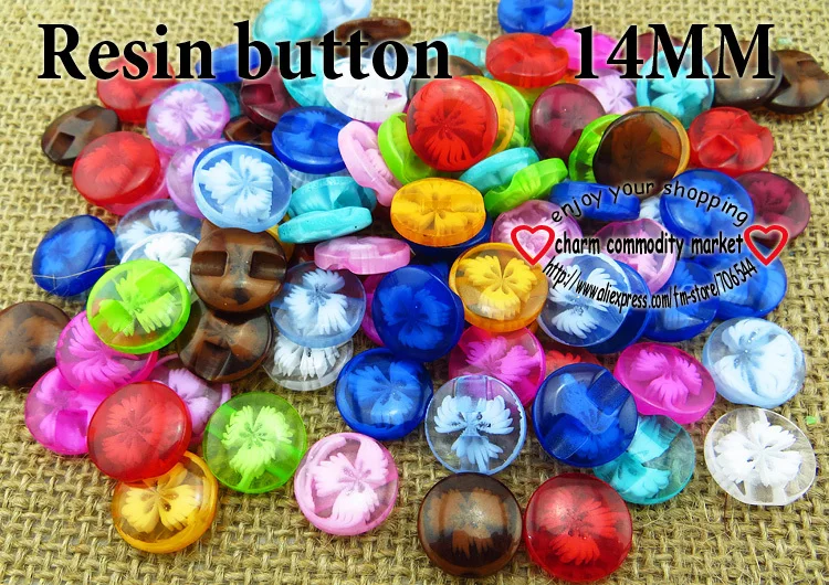 50 шт. пуговицы из окрашенной смолы 14 мм|clothes accessories|resin buttonspattern sewing |