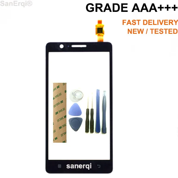 

SanErqi For Lenovo A536 536 Touch Screen Touch Panel Digitizer Front Outer Glass Lens Sensor Adhesive