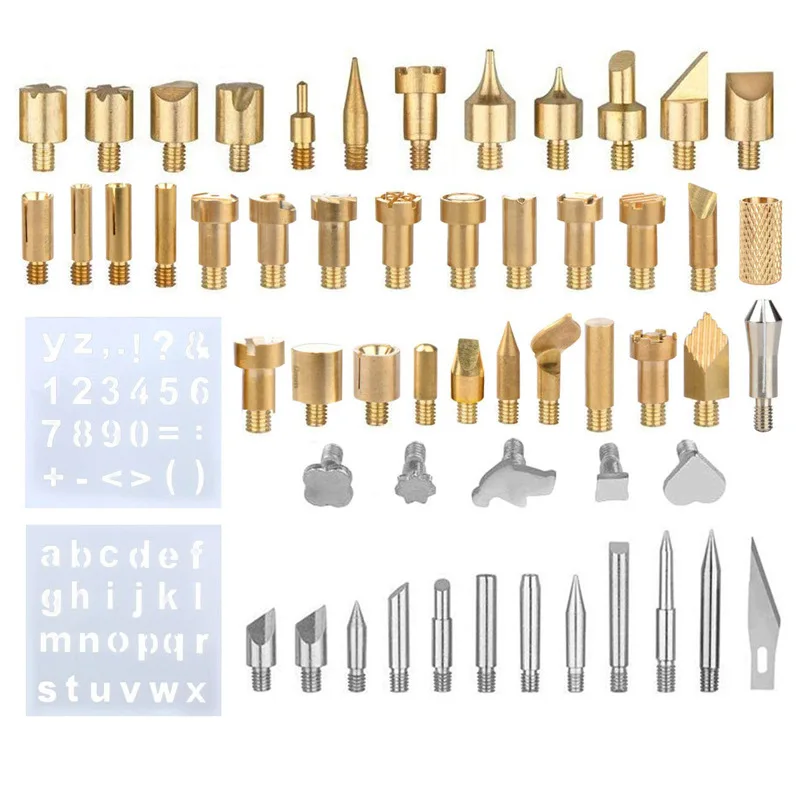 

57 in 1 Soldering Iron Engraving Soldering Tips Tool Set Wood Burning Tool for Engraver Pen